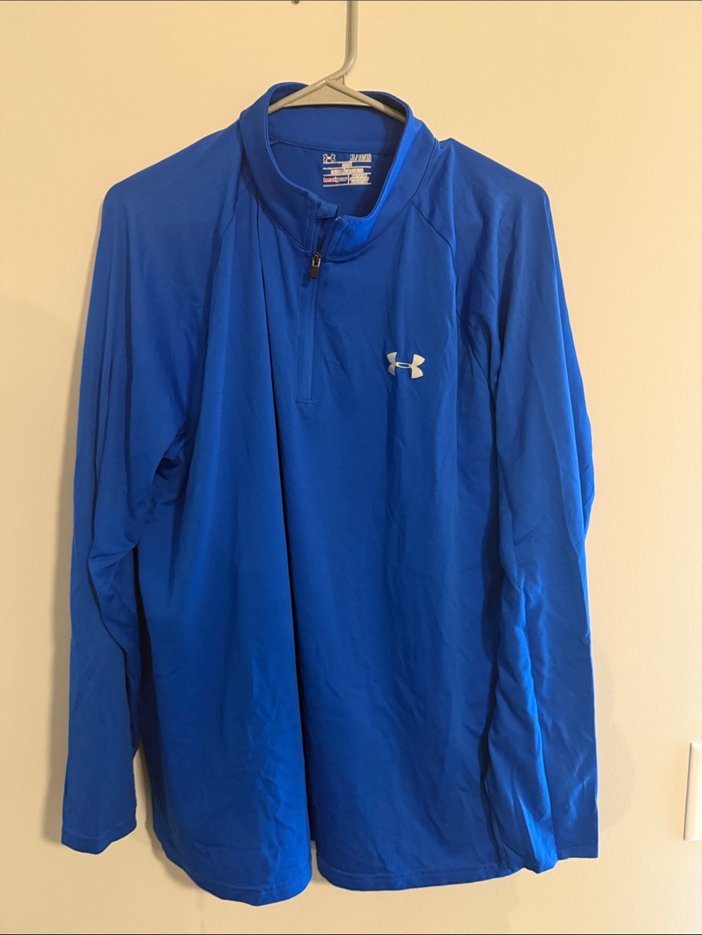 Under Armour Men's Royal Blue Quarter-Zip Performance Pullover